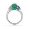 Tanzanite Emerald Ring